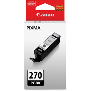 Canon PGI-270 Original Inkjet Ink Cartridge - Pigment Black - 1 Each - Inkjet - Pigment Black