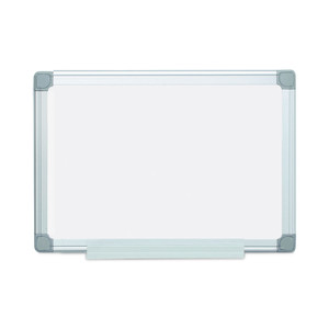 MasterVision Earth Silver Easy Clean Dry Erase Boards, 24" x 18", White Surface, Satin Aluminum Frame