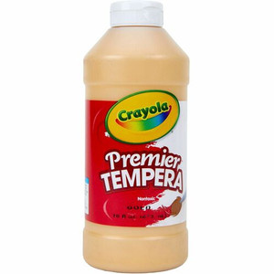 Crayola Premier Tempera Paint - 1 Color(s) - Gold - 16 fl oz