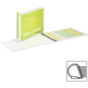 Cardinal ClearVue Overlay Tabloid D-Ring Binders (CRD22112CB) View Product Image