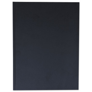 Universal Casebound Hardcover Notebook, 1-Subject, Wide/Legal Rule, Black Cover, (150) 10.25 x 7.63 Sheets View Product Image