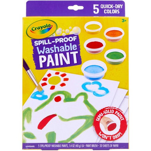 Crayola Spill Proof Washable Paint Set (CYO541092) View Product Image