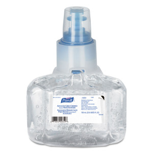 PURELL Advanced Hand Sanitizer Green Certified Gel Refill, For LTX-7 Dispensers, 700 mL, Fragrance-Free, 3/Carton (GOJ130303CT) View Product Image