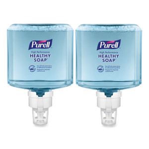 PURELL CLEAN RELEASE Technology (CRT) HEALTHY SOAP High Performance Foam Refill, For ES8 Dispensers, Fragrance-Free, 1,200 mL, 2/CT