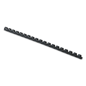 Fellowes Plastic Comb Bindings, 5/16" Diameter, 40 Sheet Capacity, Black, 25/Pack (FEL52321) View Product Image