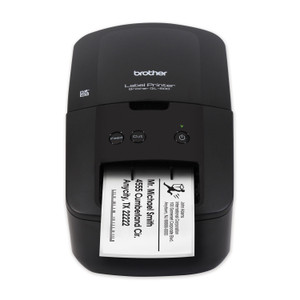 Brother QL-600 Economic Desktop Label Printer, 44 Labels/min Print Speed, 5.1 x 8.8 x 6.1 (BRTQL600) View Product Image