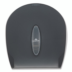 Georgia Pacific Professional Jumbo Jr. Bathroom Tissue Dispenser, Single Roll, 10.6 x 5.4 x 11.3, Translucent Smoke