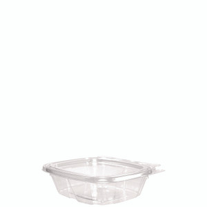 Dart ClearPac SafeSeal Tamper-Resistant/Evident Containers, Flat Lid, 8 oz, Clear, Plastic, 100/Bag, 2 Bags/Carton Dart ClearPac SafeSeal Tamper-Resistant/Evident Containers, Flat Lid, 8 oz, Clear, Plastic, 100/Bag, 2 Bags/Carton