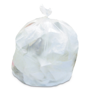 Heritage Linear Low-Density Can Liners, 60 gal, 2 mil, 38" x 58", Clear, 100/Carton