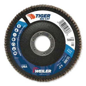 4 1/2"Tiger Disc Big Catabr Flap Phenolic Bk (804-50803)