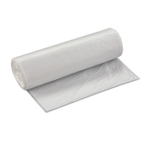 Inteplast Group High-Density Commercial Can Liners Value Pack, 60 gal, 12 mic, 38" x 58", Clear, 25 Bags/Roll, 8 Rolls/Carton (IBSVALH3860N14) View Product Image
