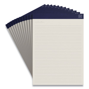 TRU RED Notepads, Narrow Rule, Ivory Sheets, 8.5 x 11.75, 50 Sheets, 12/Pack View Product Image