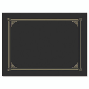 Geographics Certificate/Document Cover, 12.5 x 9.75, Metallic Gray, 6/Pack