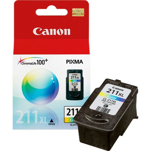 Canon CL-211XL Original Inkjet Ink Cartridge - Cyan, Magenta, Yellow - 1 Each (CNMCL211XL)