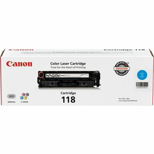 Canon Original Laser Toner Cartridge - Cyan - 1 Each - (CNMCRTDG118CY)