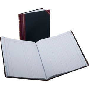 Boorum & Pease Boorum B&P 1602 1/2 Series Bound Columnar Book - 75 Sheet(s) - Thread Sewn - 9.87" x 11.93" Sheet Size - 12 Columns per Sheet - White Sheet(s)