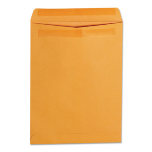 Universal Self-Stick Open End Catalog Envelope, #10 1/2, Square Flap, Self-Adhesive Closure, 9 x 12, Brown Kraft, 250/Box