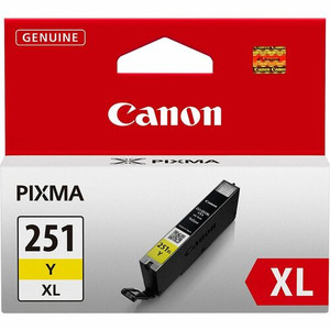 Canon CLI251XLY Original Inkjet Ink Cartridge - Yellow - 1 Each - Inkjet - Yellow