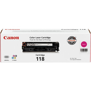 Canon Original Laser Toner Cartridge - Magenta - 1 Each - (CNMCRTDG118MA) (CNMCRTDG118MA)