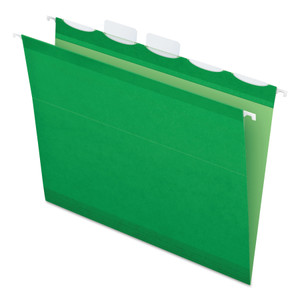 Pendaflex Ready-Tab 1/5 Tab Cut Letter Recycled Hanging Folder - 8 1/2" x 11" - (PFX42626)