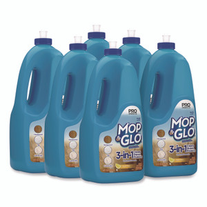 Professional MOP & GLO Ready to Use Multi-Surface Floor Cleaner, Fresh Citrus Scent, 64 oz Bottle, 6/Carton