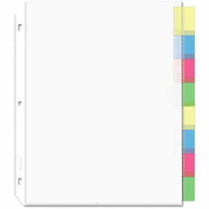 C-Line Top-Loading Sheet Protectors - For Letter 8 1/2" x 11" Sheet - Assorted - Polypropylene - (CLI05580)