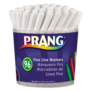 Prang Fine Line Markers, Fine Bullet Tip, Assorted Colors, 96/Set (DIX80796) View Product Image