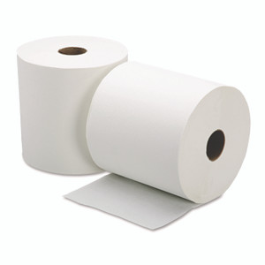 AbilityOne 8540015923324, SKILCRAFT Continuous Roll Paper Towel, 1-Ply, 8" x 800 ft, White, 6 Rolls/Box