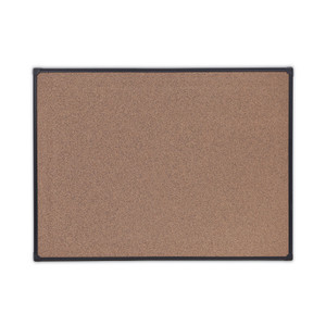 Universal Tech Cork Board, 48 x 36, Brown Surface, Black Aluminum Frame (UNV43023) View Product Image