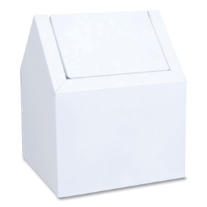 Impact Sanifloor Enamel Sanitary Disposal Unit, Metal, White (IMP25123300) View Product Image