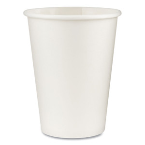 Dixie Paper Hot Cups, 12 oz, White, 50/Sleeve, 20 Sleeves/Carton DXE2342W