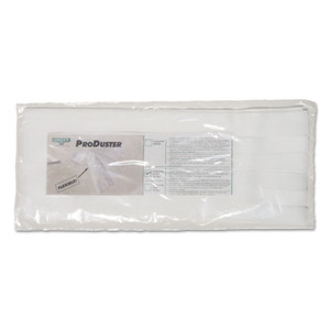 Unger ProDuster Disposable Replacement Sleeves, Polyester, White, 7" x 18", 50/Pack (UNGDS50Y) View Product Image