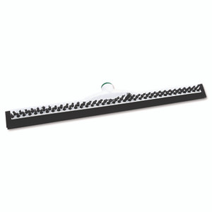 Unger Sanitary Brush with Squeegee, Black Polypropylene Bristles, 22" Brush