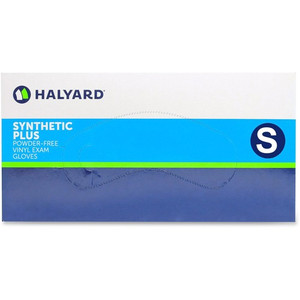 Halyard Health Powder-Free Exam Gloves, Non-Latex, Small, 100/BX, Clear (HLY55031) View Product Image