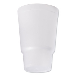 Dart Foam Drink Cups, 32 oz, White, 16/Bag, 25 Bags/Carton