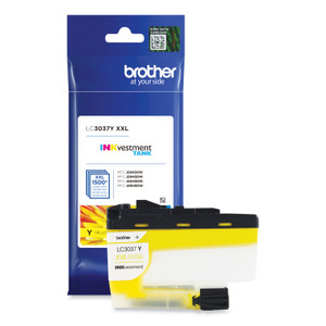 Brother LC3037Y INKvestment Super High-Yield Ink, 1,500 Page-Yield, Yellow (BRTLC3037Y) View Product Image