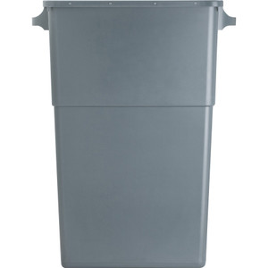 Genuine Joe Waste Container, Space-Saving, 23 Gal, 20"x11"x30", 4/CT, GY (GJO60465CT) View Product Image