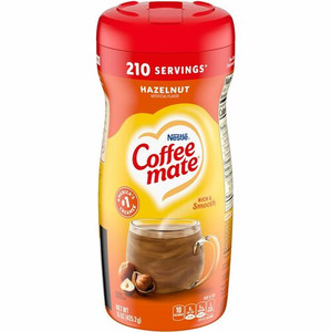 Coffee mate Hazelnut Powdered Coffee Creamer - Hazelnut Flavor - 0.94 lb (15 oz) - 141 Serving