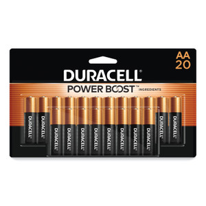 Duracell Power Boost CopperTop Alkaline AA Batteries, 20/Pack