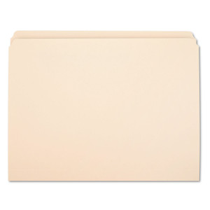 AbilityOne 7530002910098, SKILCRAFT Manila File Folder, Straight Tabs, Letter Size, 0.75" Expansion, Manila, 100/Box
