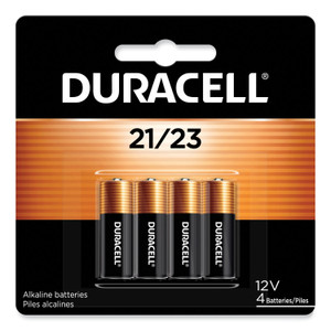 Duracell Specialty Alkaline Batteries, 21/23, 12 V, 4/Pack (DURMN21B4PK) View Product Image