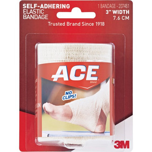 Ace Self-adhering Elastic Bandage - - 3" Width - Tan