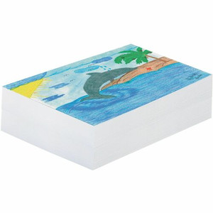 Pacon White Newsprint Paper - 500 Sheets - 9" x 12" Sheet Size - White Paper