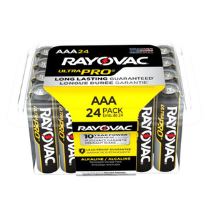 Rayovac Ultra Pro Alkaline AAA Batteries, 24/Pack
