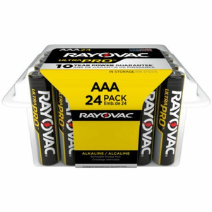 Rayovac Ultra Pro Alka Storage Pack - AAA - 24 / Pack
