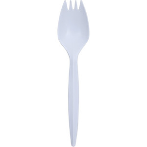 Genuine Joe Medium-Weight Spork - 1 Piece(s) - Spork - 1 x Spork - Disposable - Polypropylene