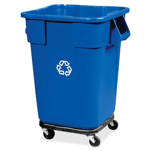 Rubbermaid Commercial Brute Square Container Dolly (RCP353000BK) View Product Image