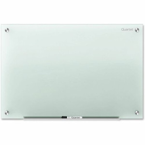 Quartet Infinity Glass Dry-Erase Whiteboard - 96" (8 ft) Width x 48" (4 ft) Height - Frost Tempered Glass Surface - Horizontal/Vertical