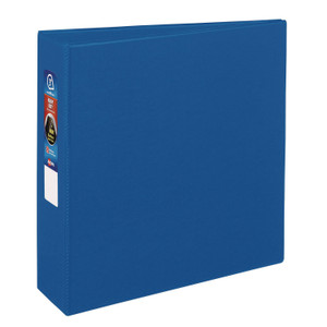 Avery Heavy-Duty Non-View Binder with DuraHinge and Locking One Touch EZD Rings, 3 Rings, 3" Capacity, 11 x 8.5, Blue