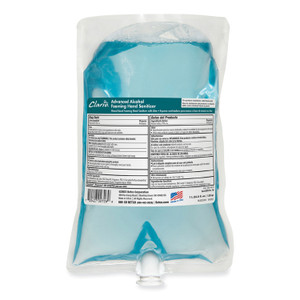 Betco Clario Advanced Alcohol Foaming Sanitizer, 1,000 mL Bag, Citrus, 6/Carton Betco Clario Advanced Alcohol Foaming Sanitizer, 1,000 mL Bag, Citrus, 6/Carton